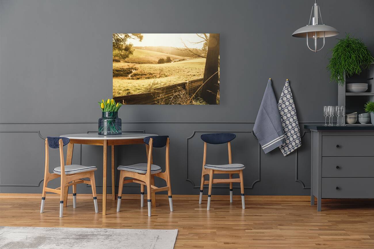 Sun drenched country Reproduction