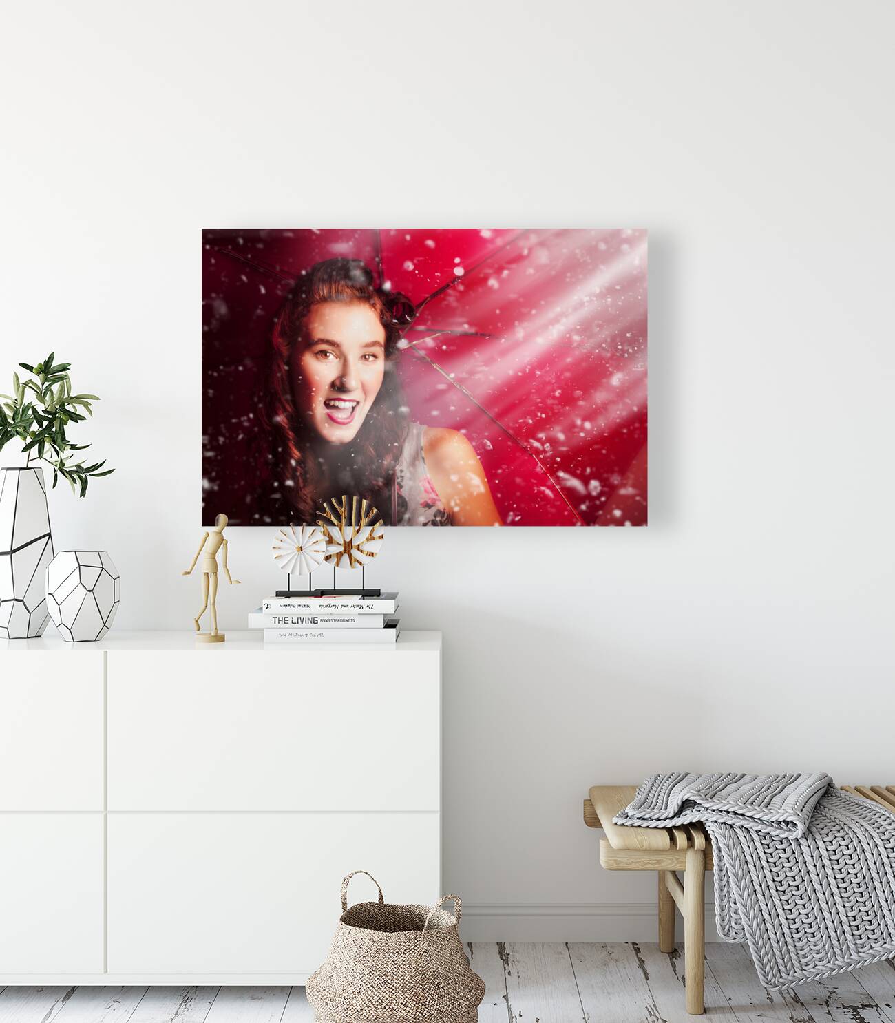 Fifties summer fun pin up Reproduction