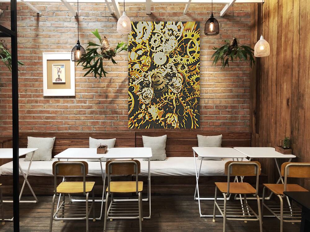 The steampunk heart design Reproduction