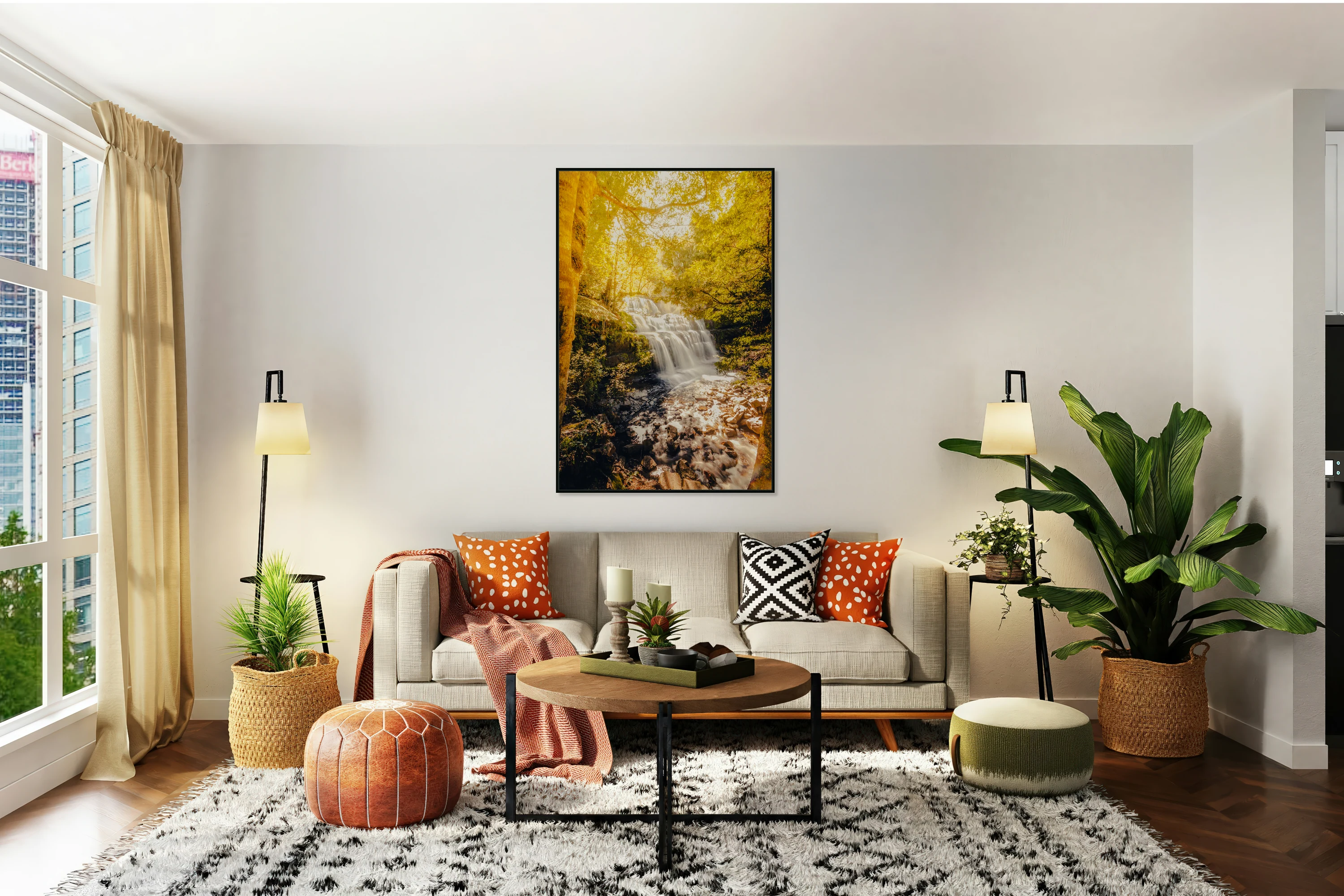 Water in fall
