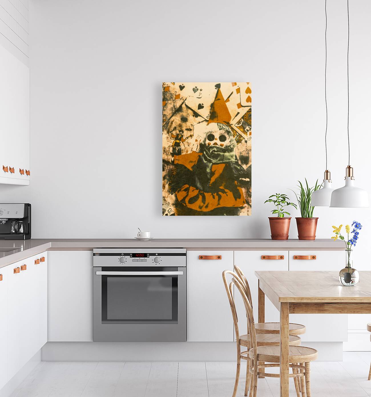 Spooky carnival clown doll Reproduction