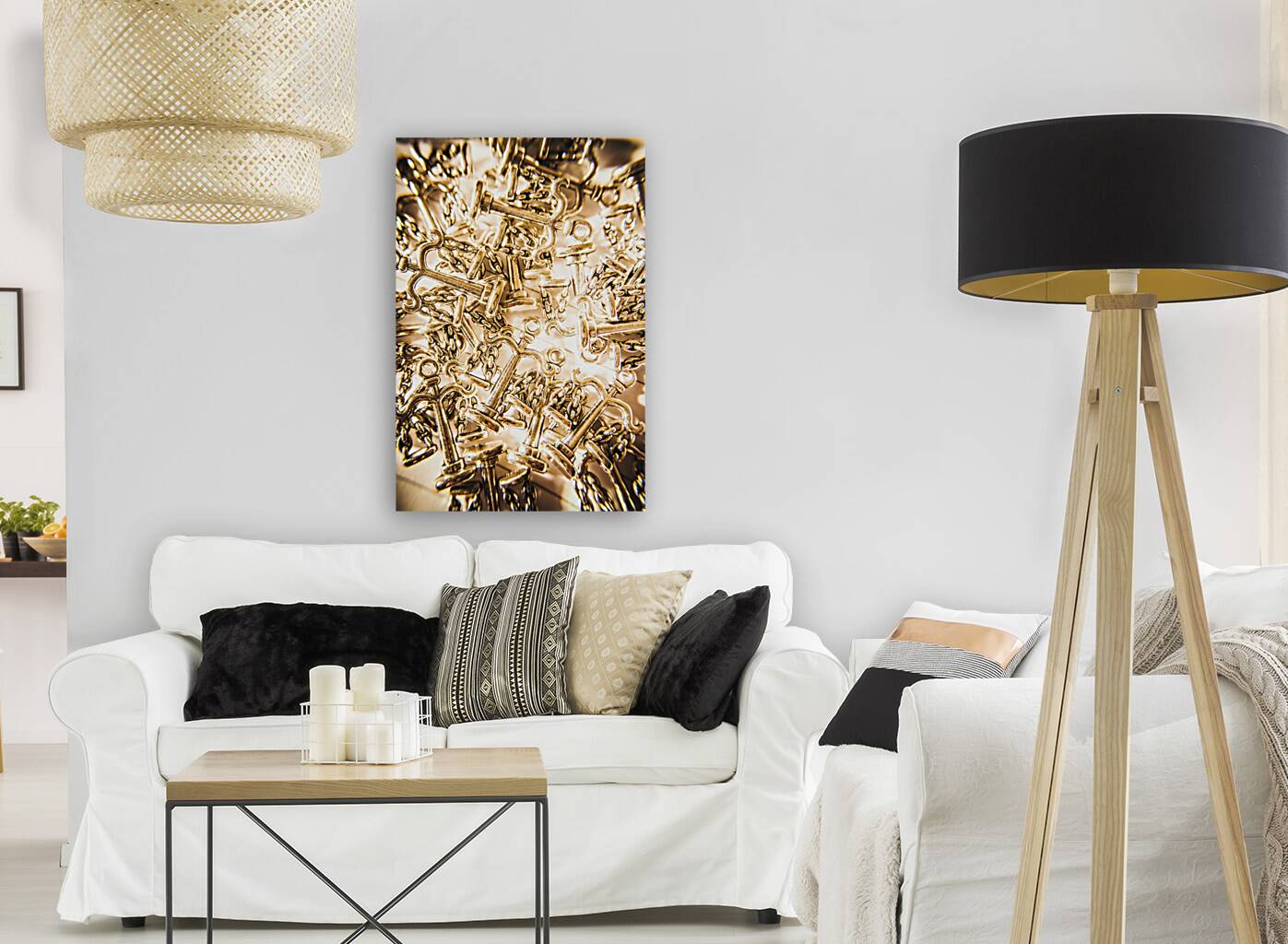 Law and justice abstract Reproduction