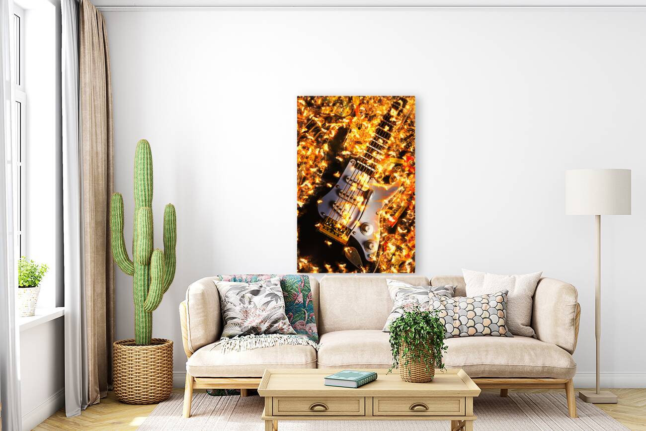 Guitar and grill Reproduction