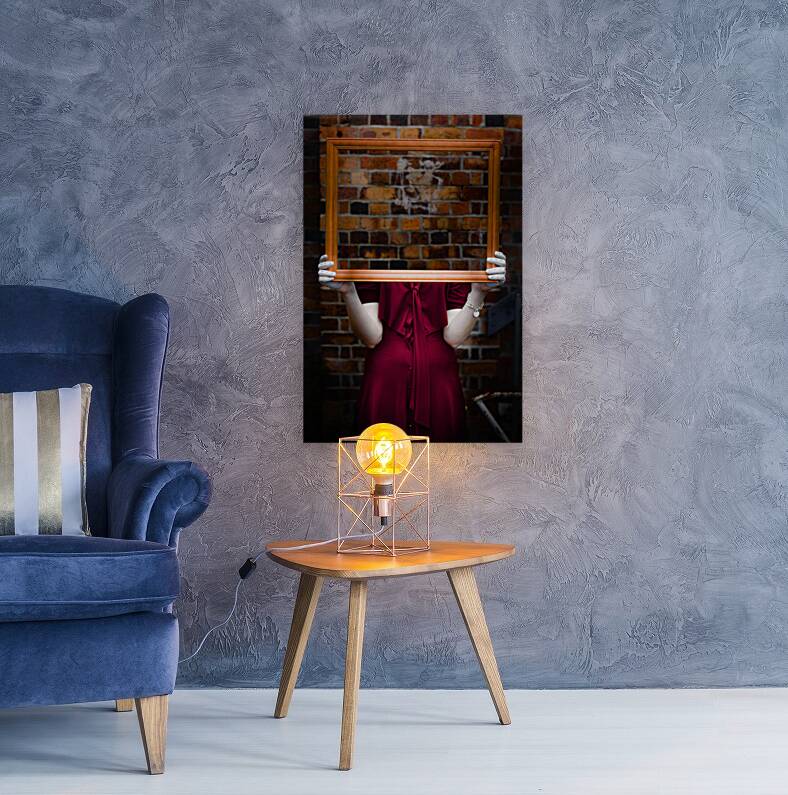 Ghost With Picture Frame Reproduction