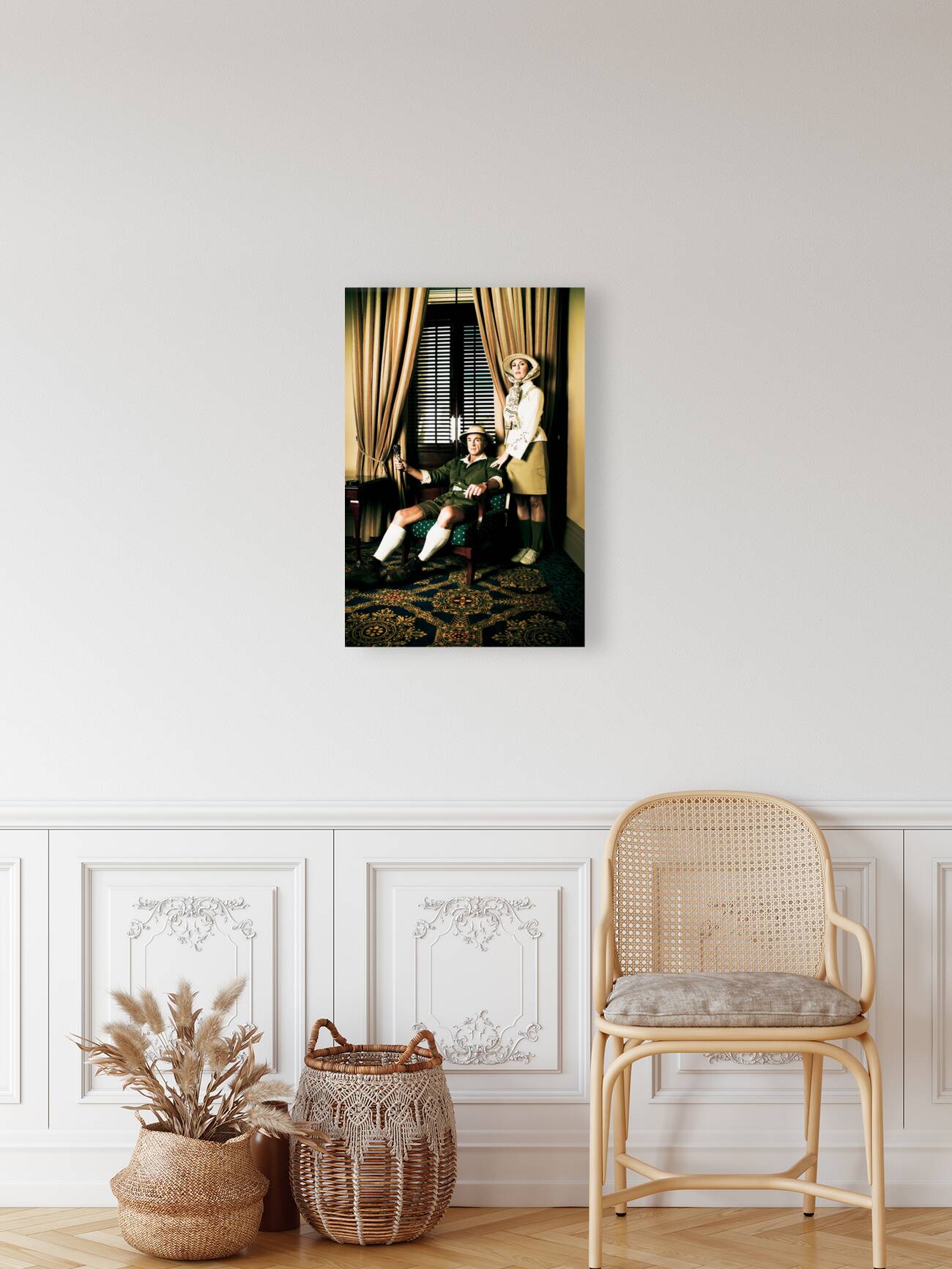 African Safari Couple Reproduction