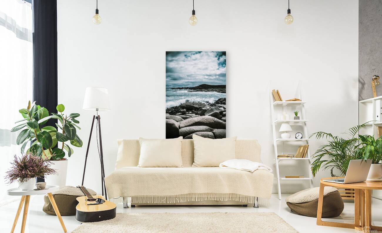 Dramatic Western Tasmania Beach Reproduction