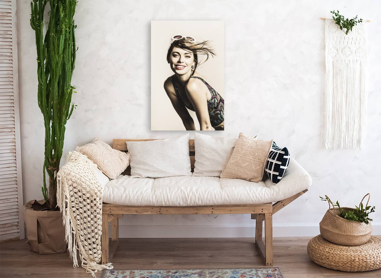 Classy cool hairstyle pin up Reproduction