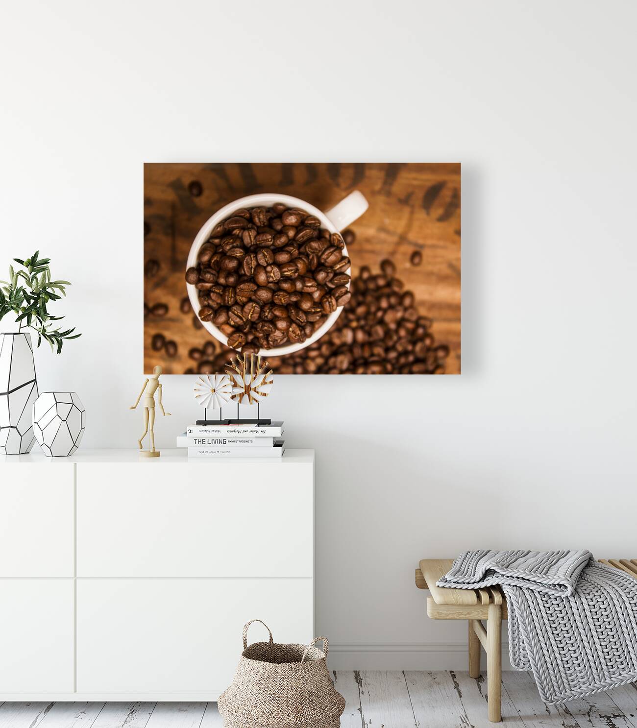 Coffee bean advert Reproduction