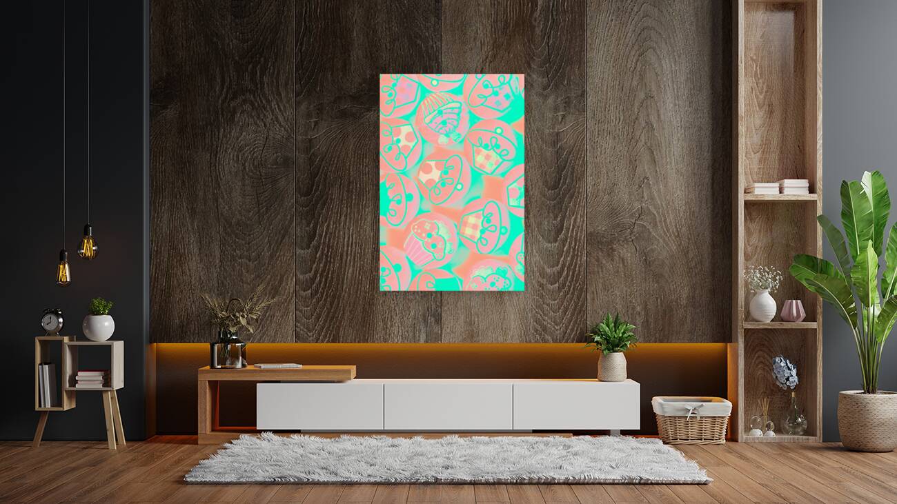 Decoratively baked Reproduction