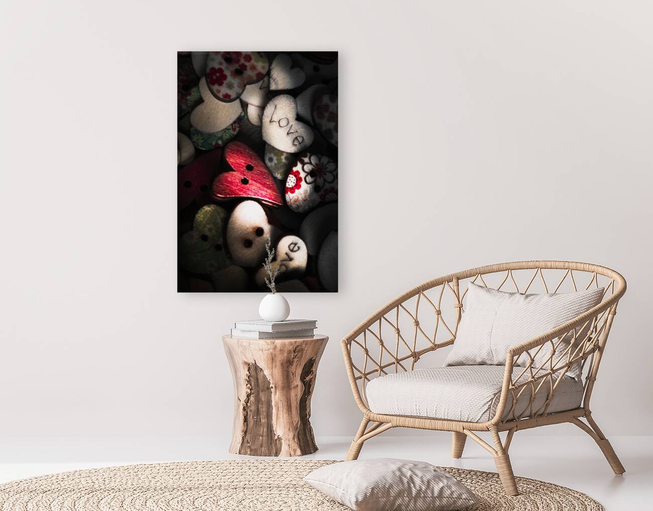 With sentiment in the sewing box Reproduction