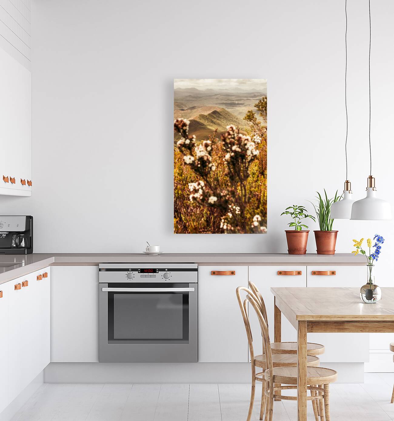 Wild west mountain view Reproduction