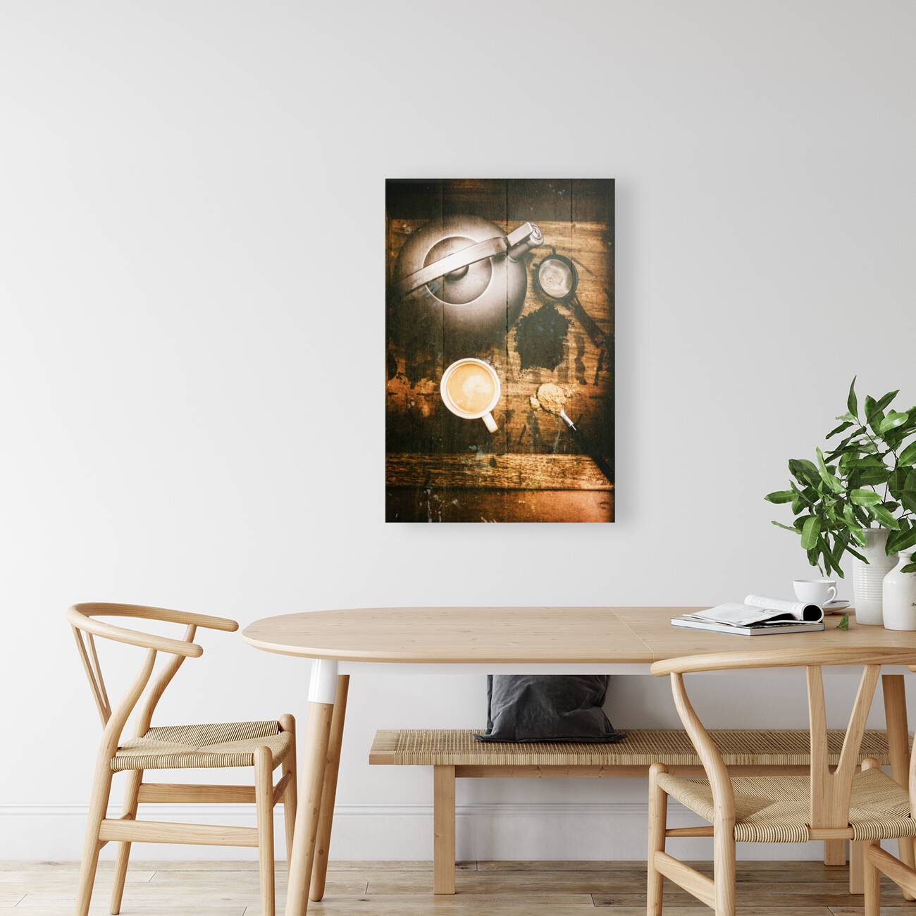 Vintage tea crate cafe art Reproduction