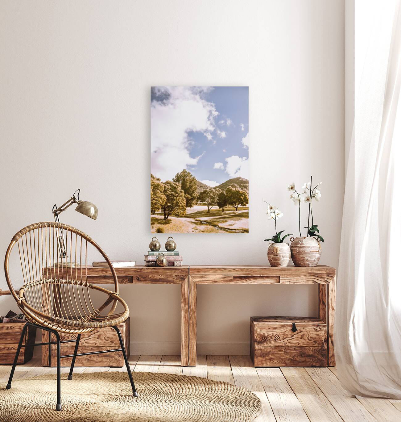 Scenically simplistic Reproduction