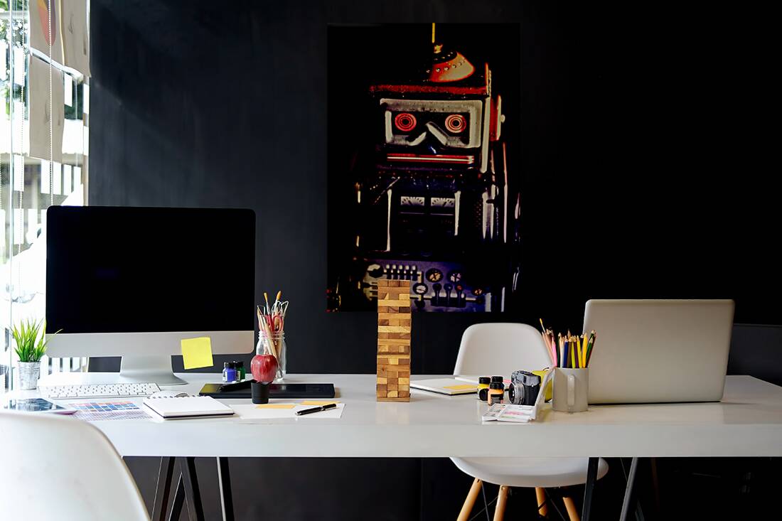 Retro mechanical robotics Reproduction