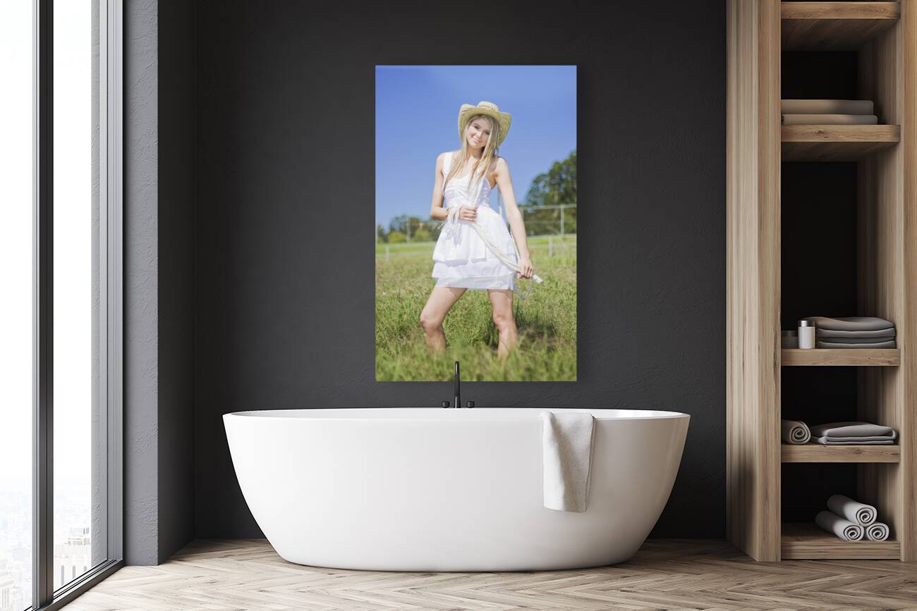 Smiling Female Farmer Reproduction