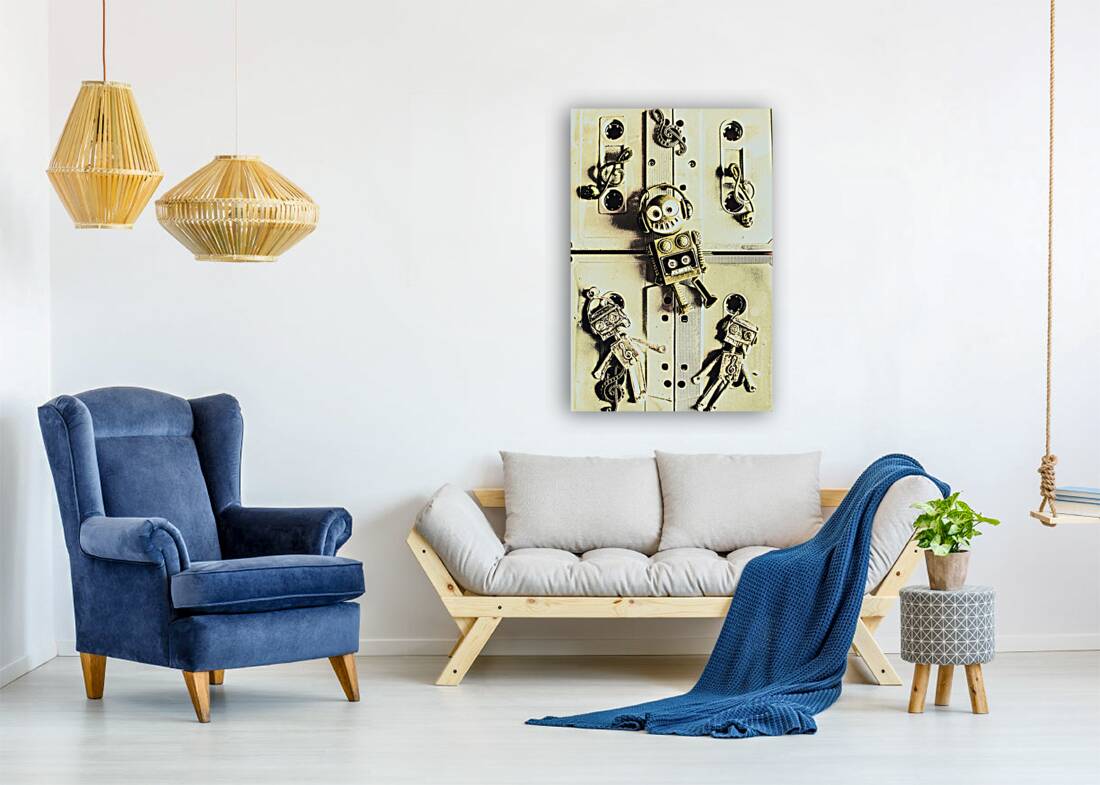 Stereo robotics art Reproduction