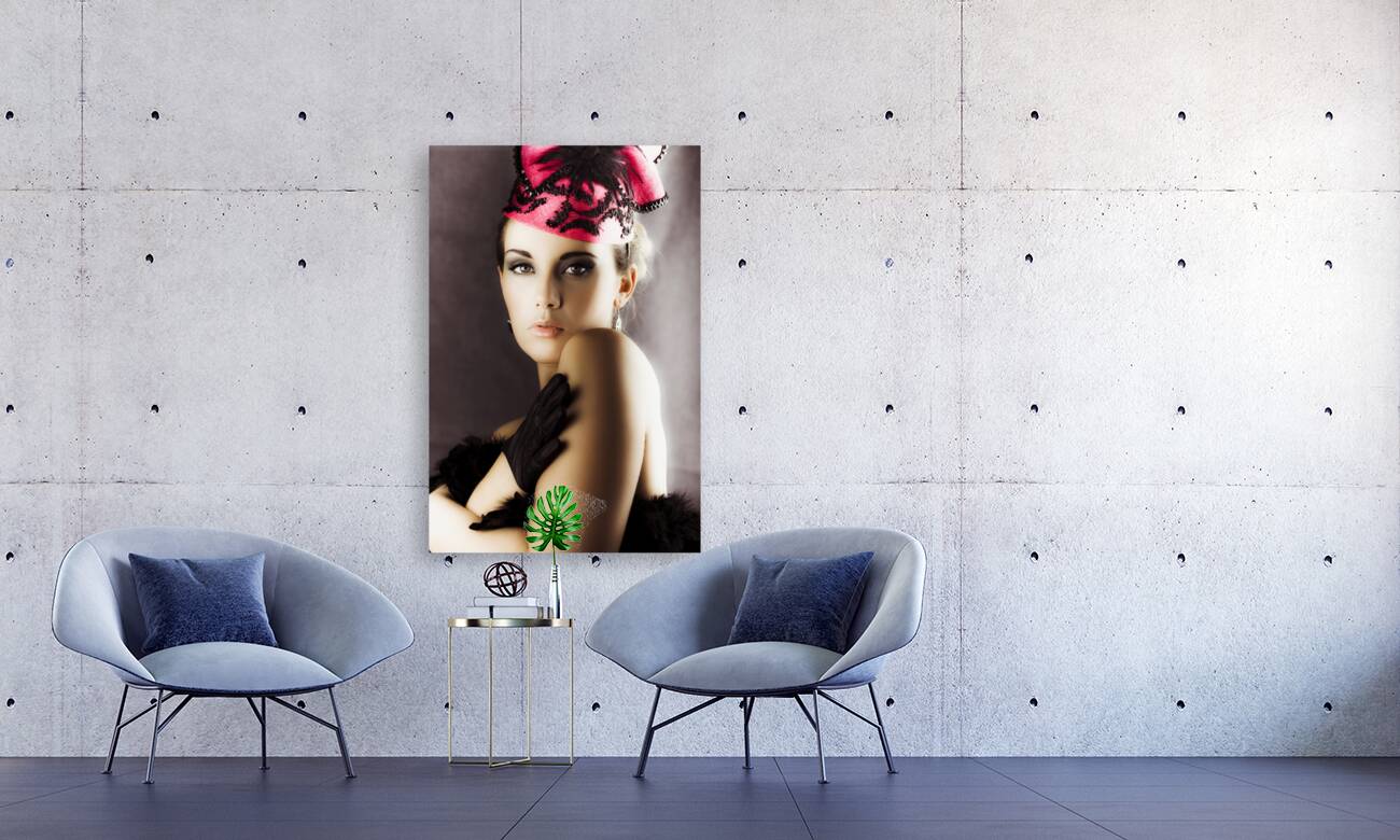 Dancing Stage Performer In Elegant Fashion Reproduction