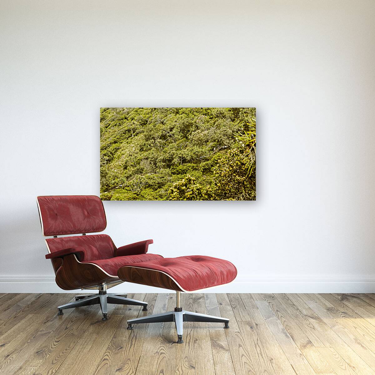 Forest footbridge Reproduction