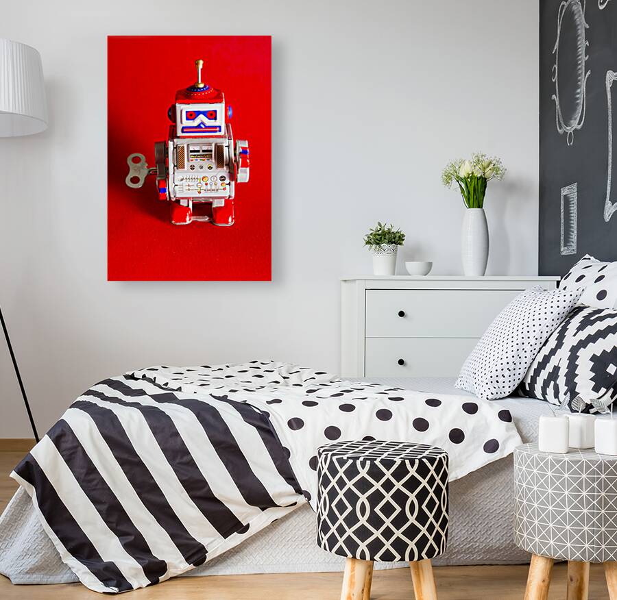 1970s wind up dancing robot Reproduction