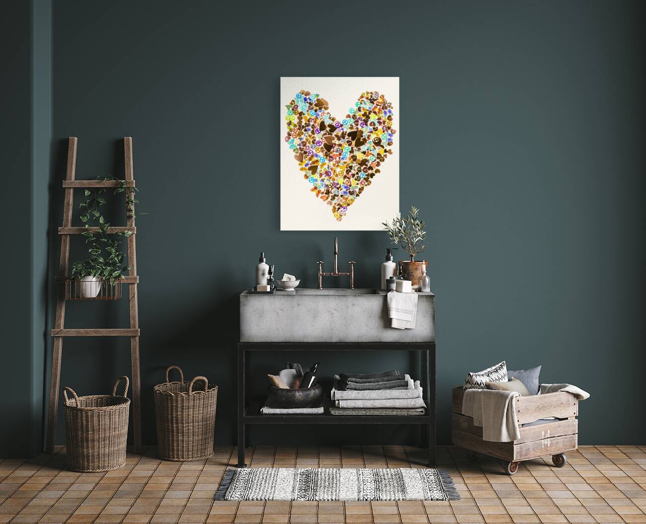 Heart of a hippie Reproduction