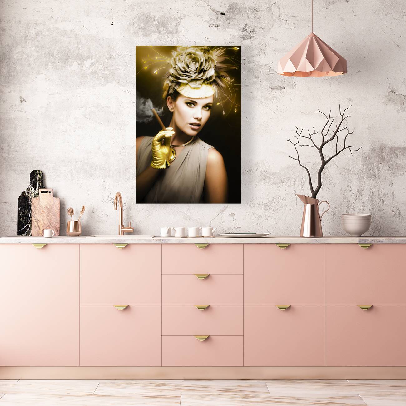 Classic Portrait Of Vintage Cinema Reproduction