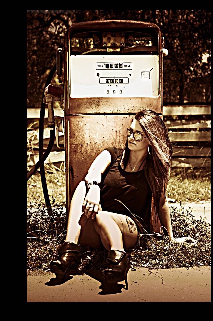 Vintage gas pump gal Reproduction