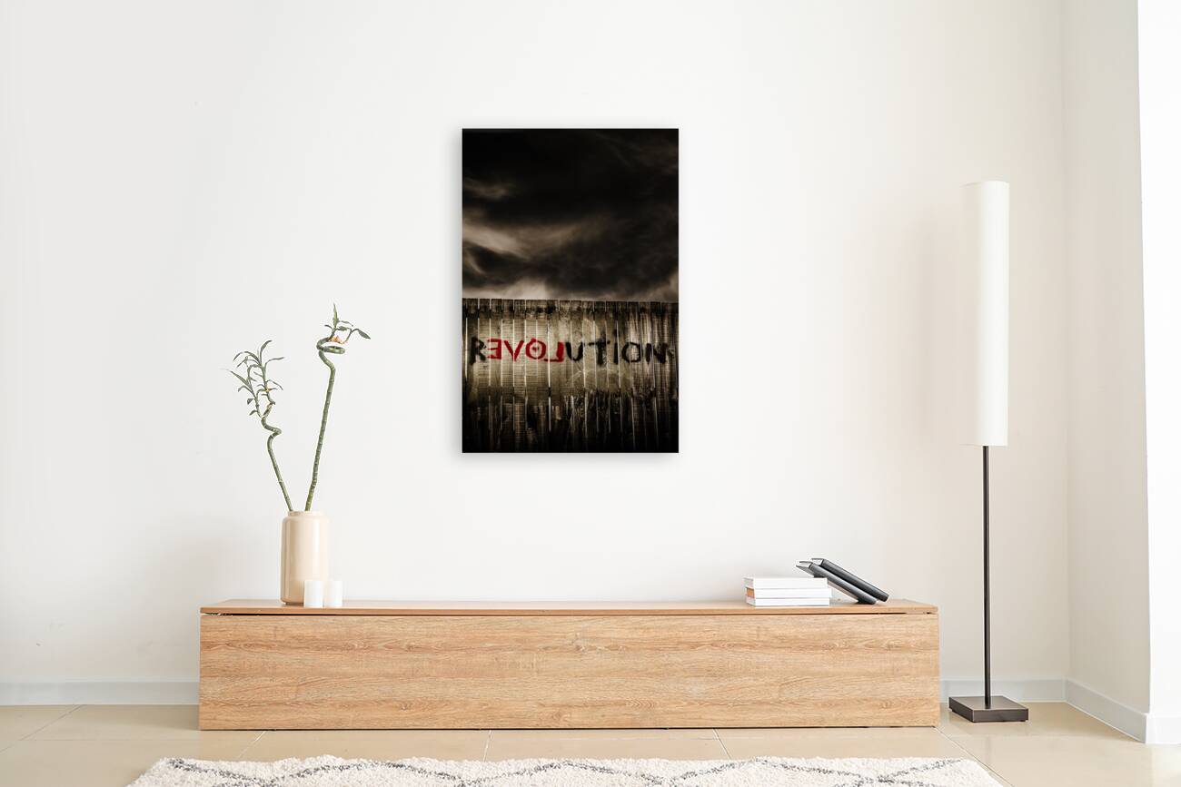 Revolution. The writings is on the wall Reproduction