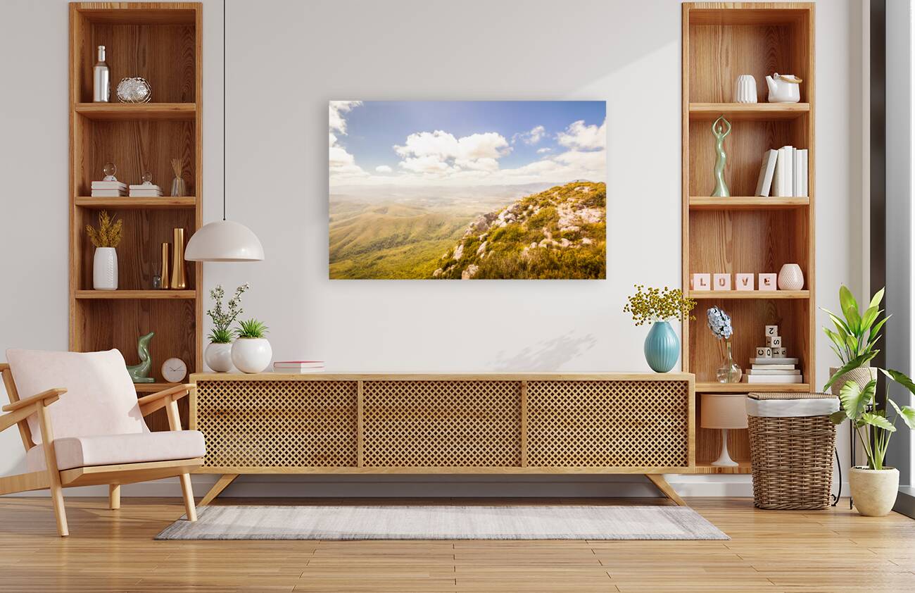 Vibrant hills and valleys Reproduction