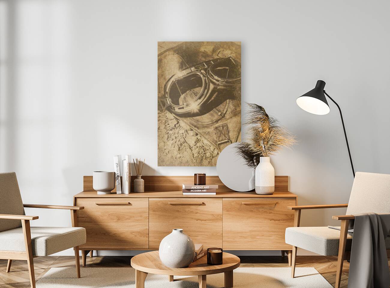 The antique aviator Reproduction