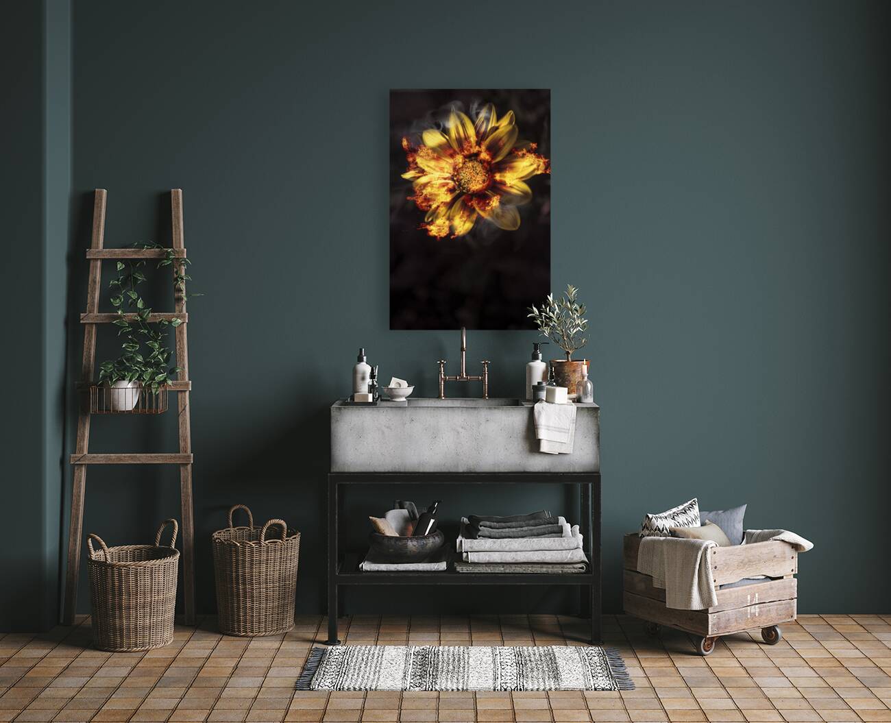 Flames of passion and intimacy Reproduction