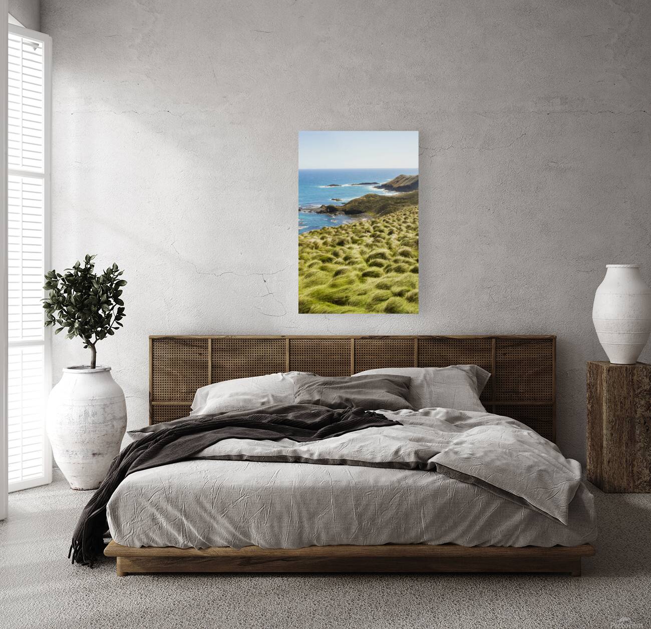 Vibrant cape seascape Reproduction