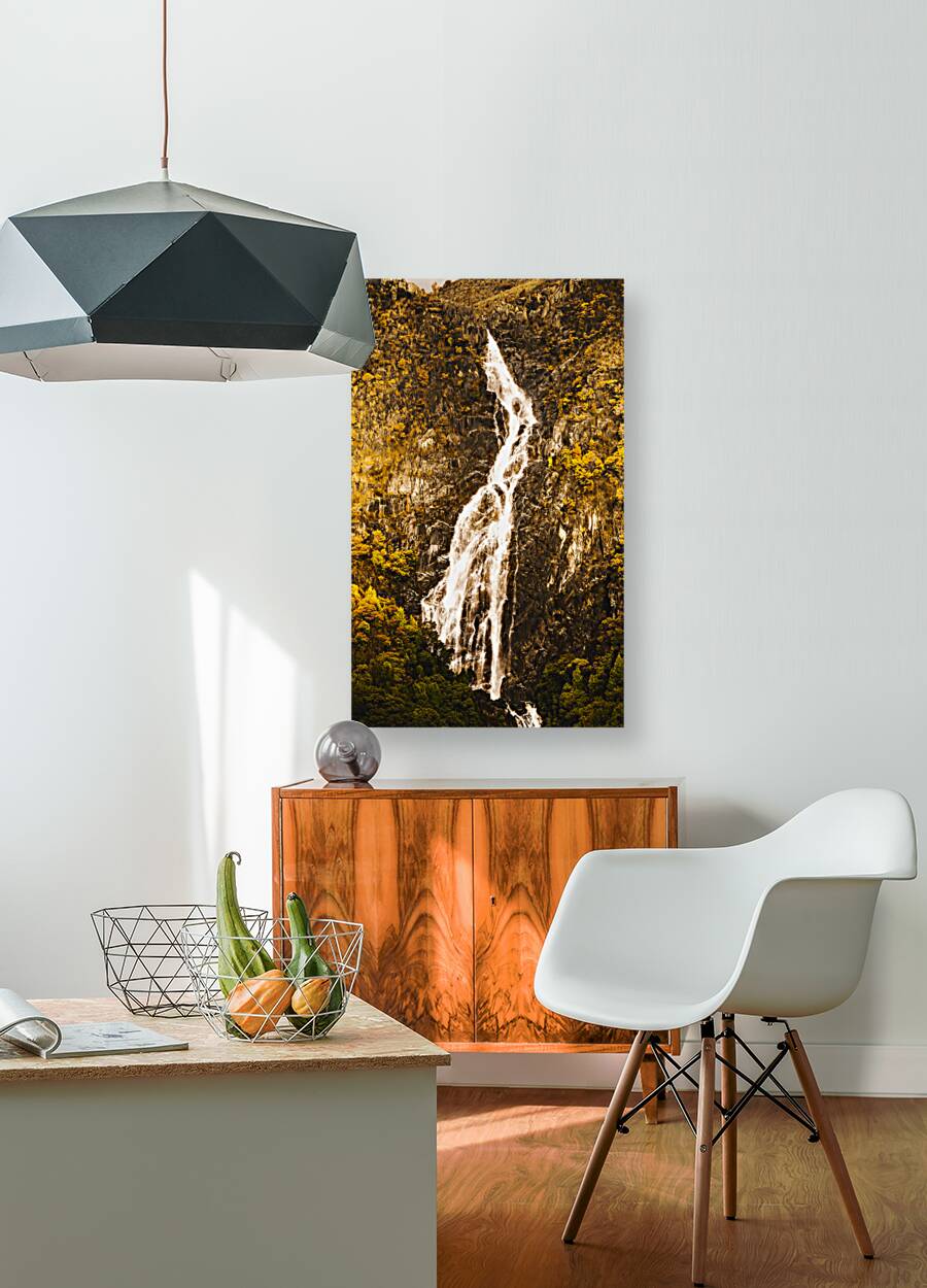 Tasmanian waterfall landscape Reproduction