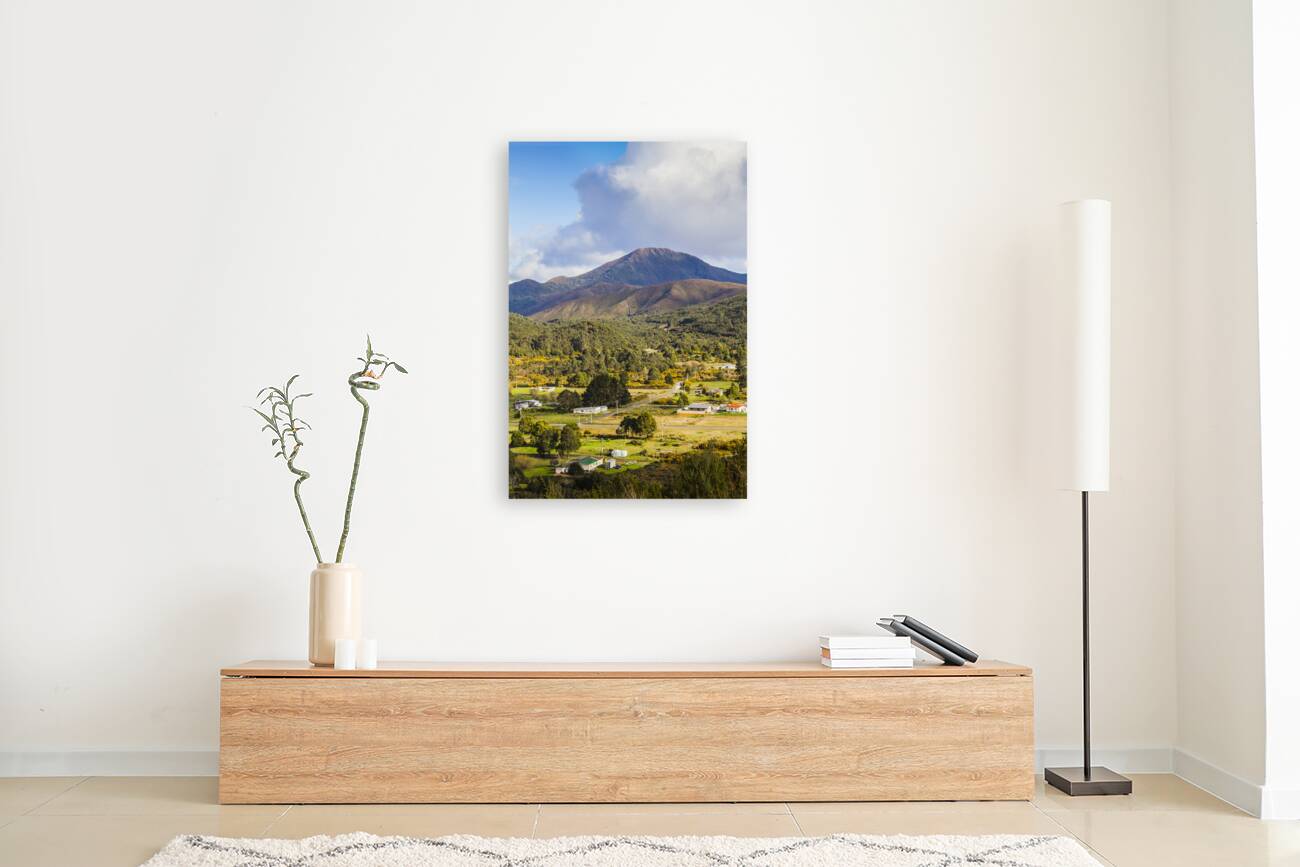 Mount Zeehan Valley Town. West Tasmania Australia Reproduction