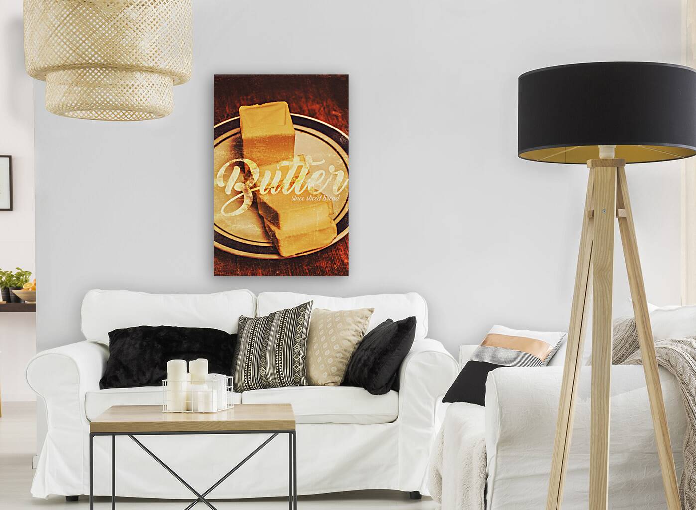 Vintage dairy product advertisement Reproduction