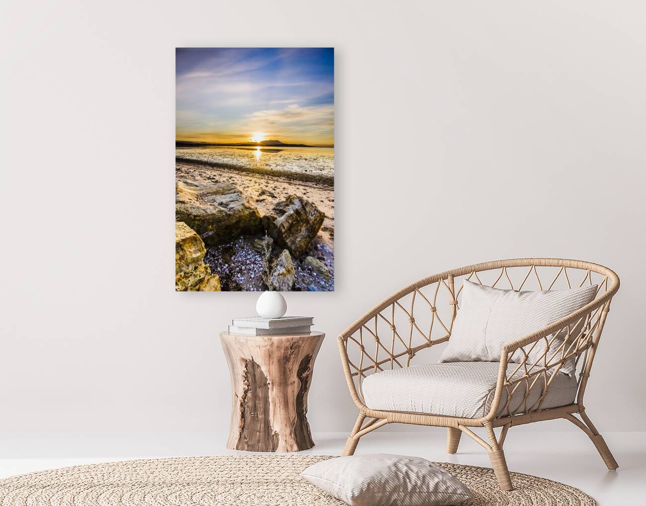 Beautiful beach sunsets Reproduction