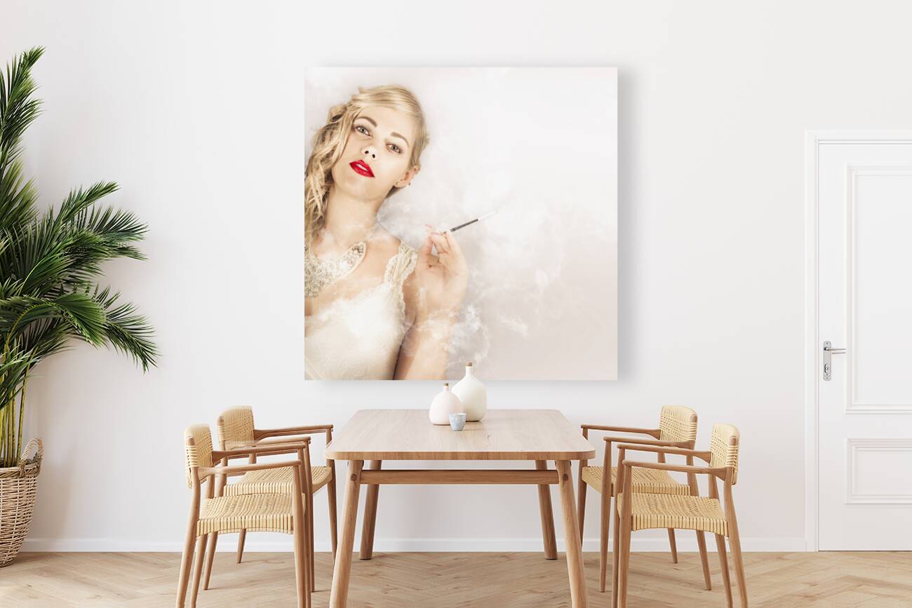 Beautiful Female Model Actress In Luxury Fashion Reproduction