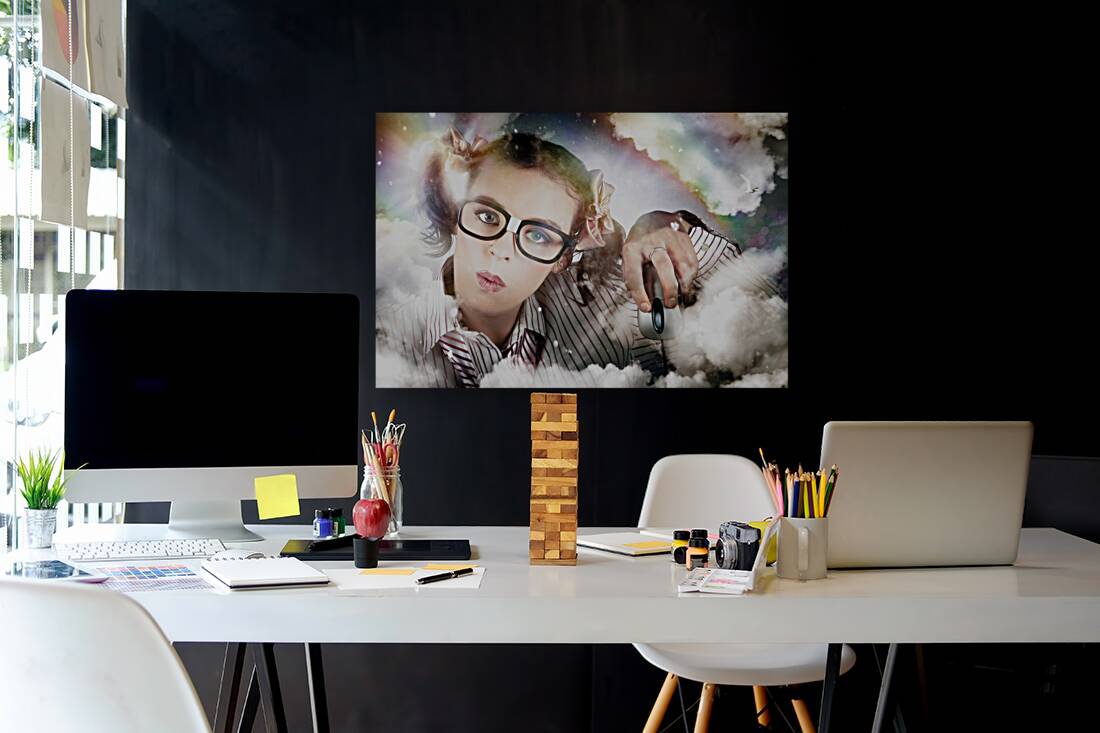 Technology Smart Woman Using Cloud Computing Reproduction