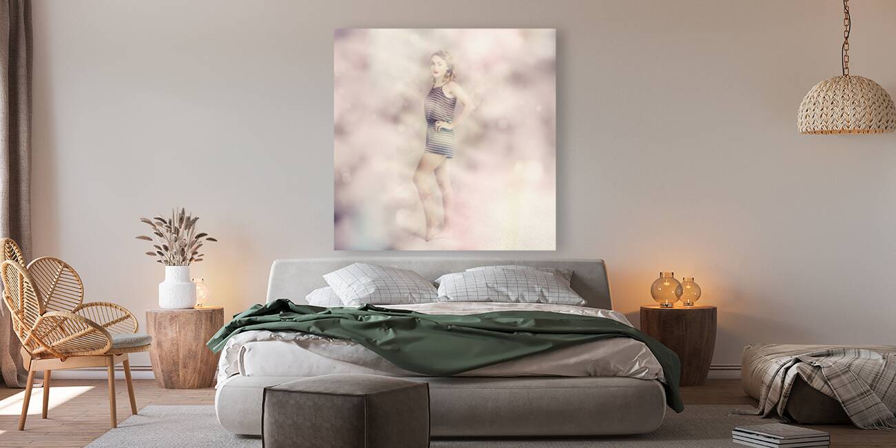 Posh retro fashion pinup Reproduction