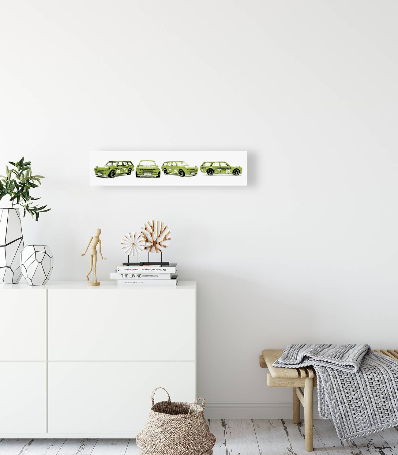 Datsun 510 Comic Strip Reproduction