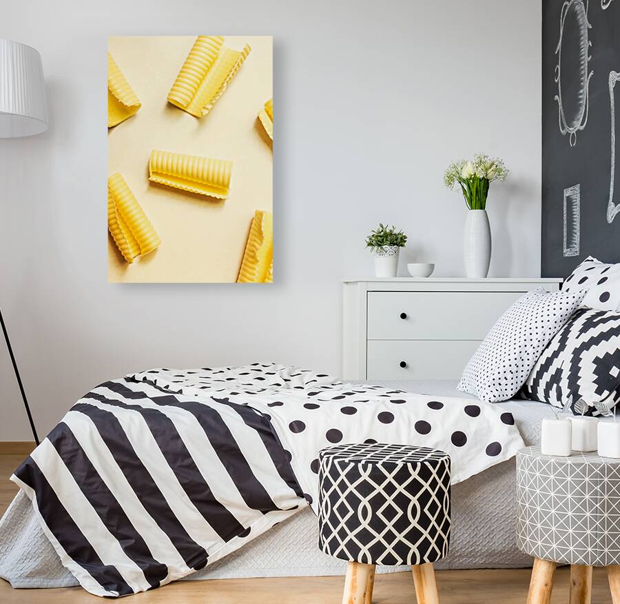 Butter curls on white background Reproduction