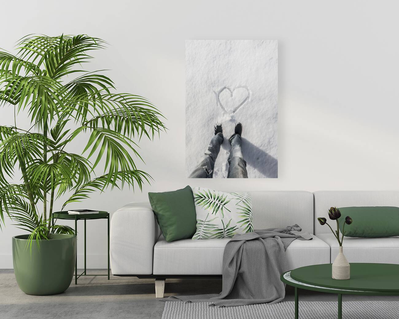 Winter holiday love Reproduction