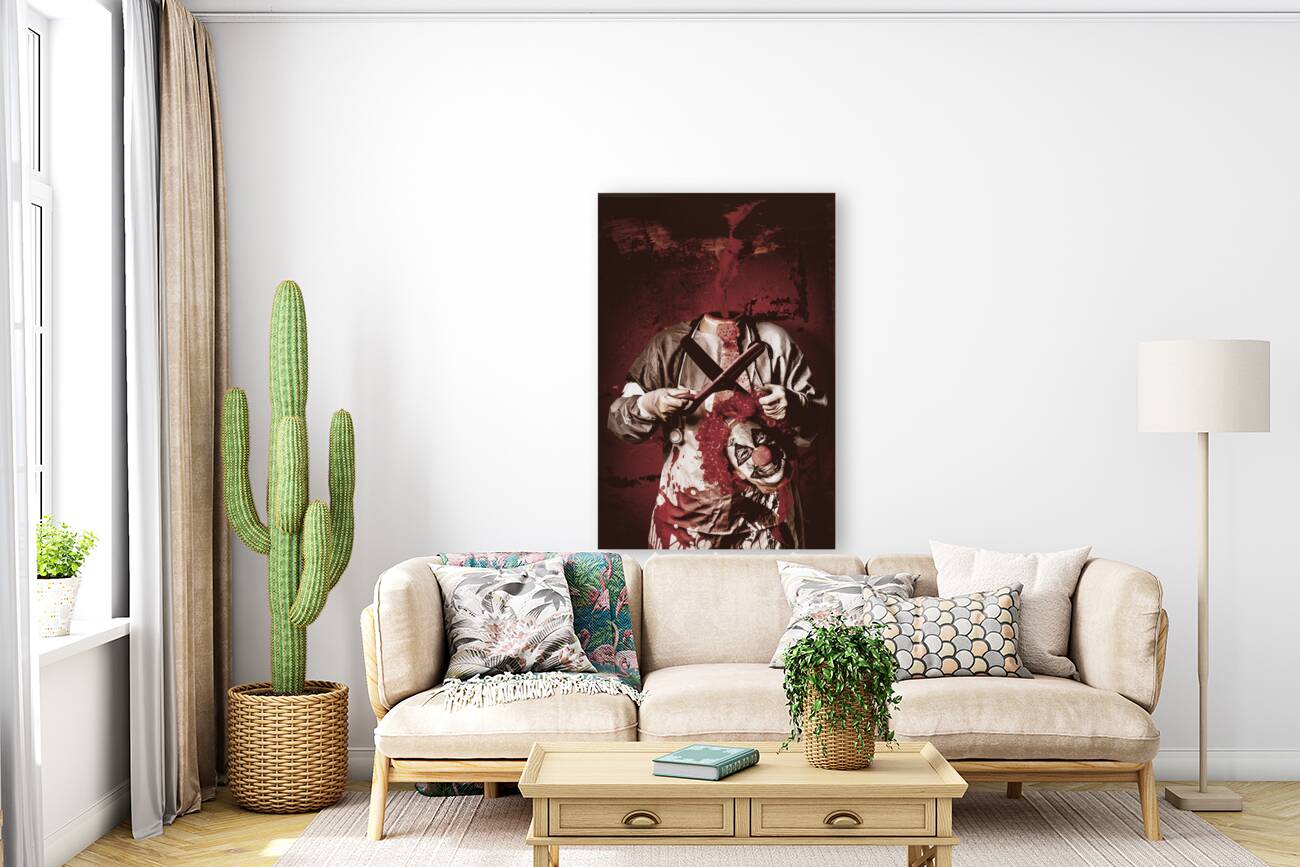 Disturbed evil boogieman without head Reproduction