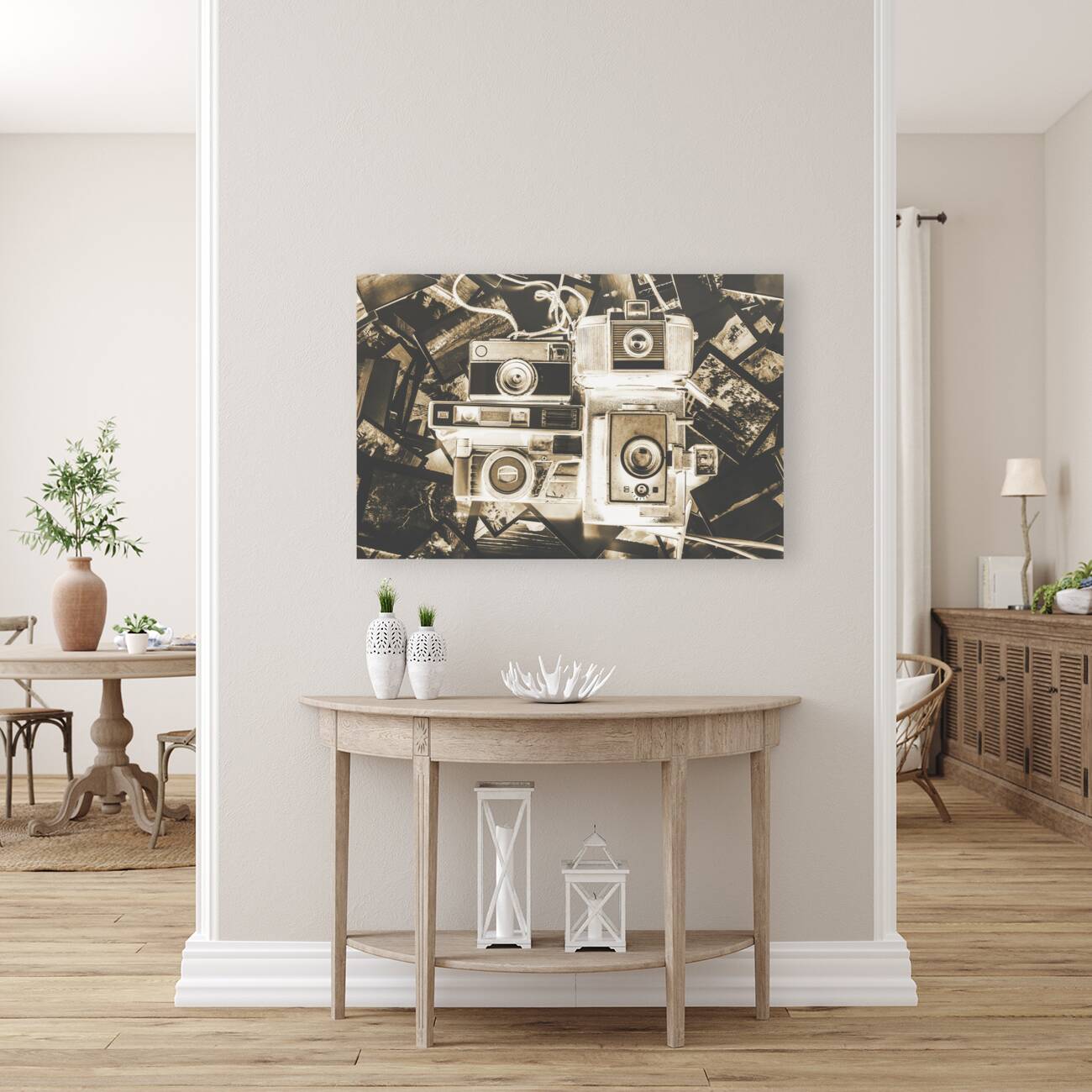 Placed in the dark room Reproduction