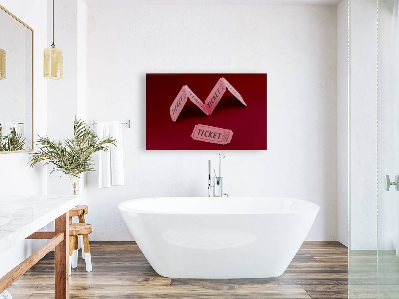 Vintage cinema movie ticket Reproduction