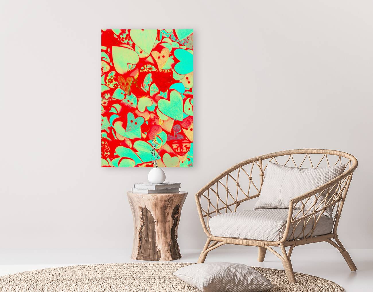 Pops of button romance Reproduction