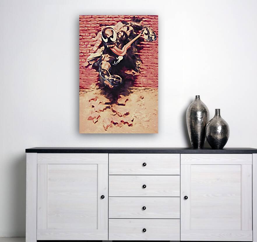 Venom breaking brick wall Reproduction