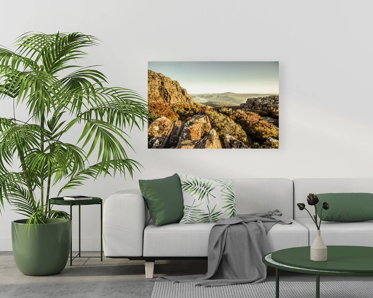 An alpine morning Reproduction