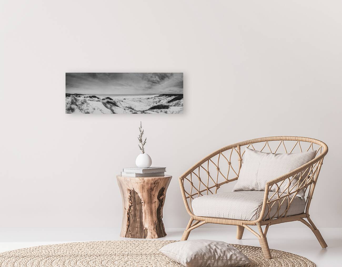 Dramatic sea dunes Reproduction