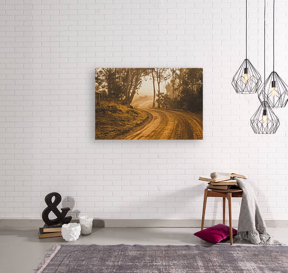 Mysterious autumn trail Reproduction