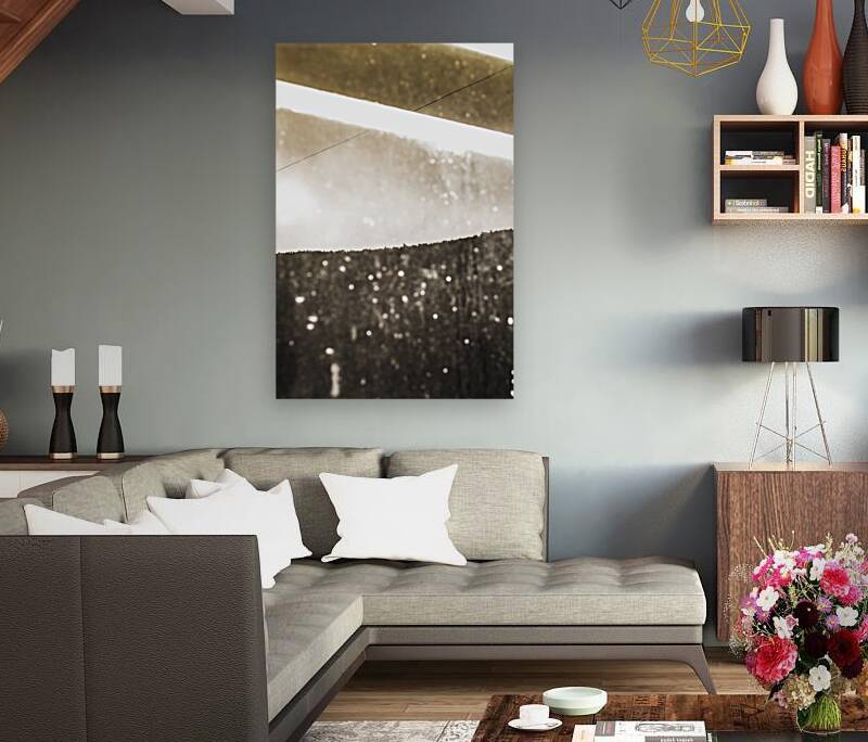 Windows and mountains Reproduction